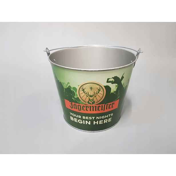 Jagermeister kovový kbelík na led ice bucket cooler s logem unikát z Usa