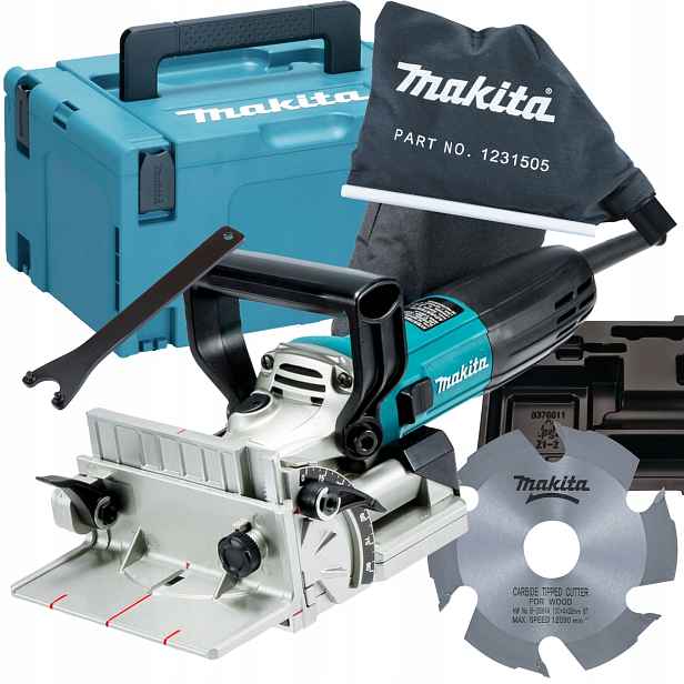 Makita PJ7000J Lamelovačka 701W Frézka Pro Spojování Drážek