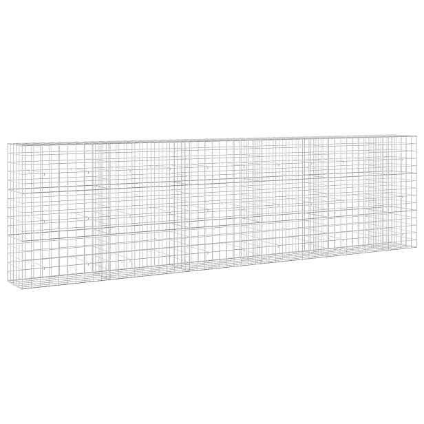 vidaXL Gabion s drátem 3,5 mm a síťkou 10x10 cm 550x50x150 cm