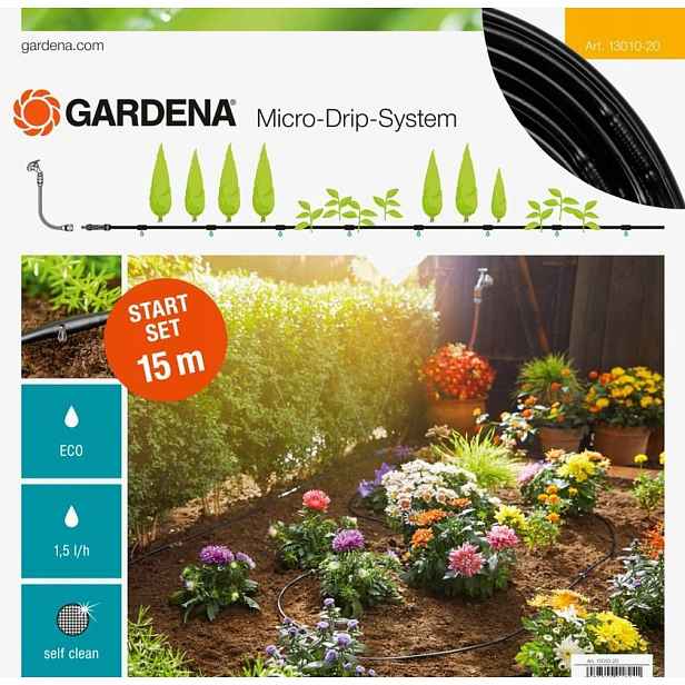 Kapková závlaha pro rostliny sada S Gardena 13010-32