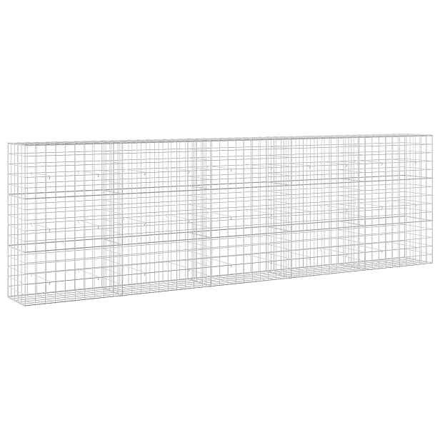 vidaXL Gabion s drátem 3,5 mm a síťkou 10x10 cm 500x50x150 cm