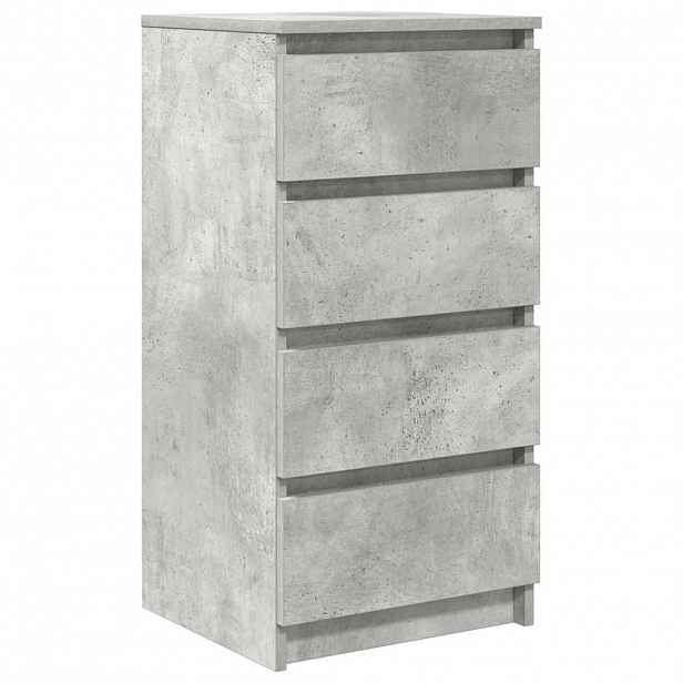 vidaXL Příborník betonově šedý 37,5x35x76 cm kompozitní dřevo
