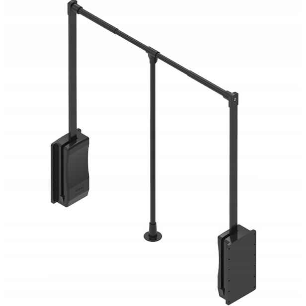 Pantograf Sklápěcí Věšák S Tichým Dovíráním 540-710 MM Silný 12 Kg Černý
