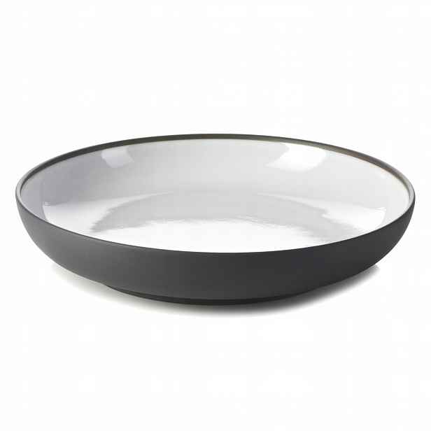 Solid Talíř 23,5 cm bílo-černý Revol