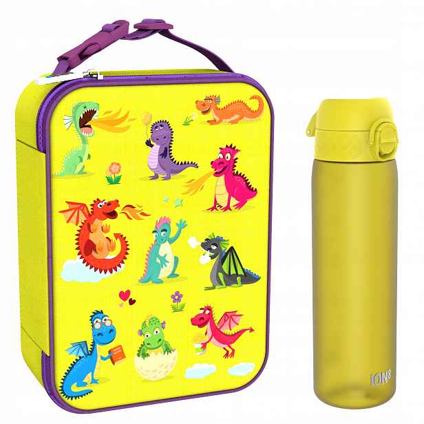 Lahev Na Pití 0,5 L Termotaška Na Lunch Bag Snídaňová Taška Snídaně Oběd ION8