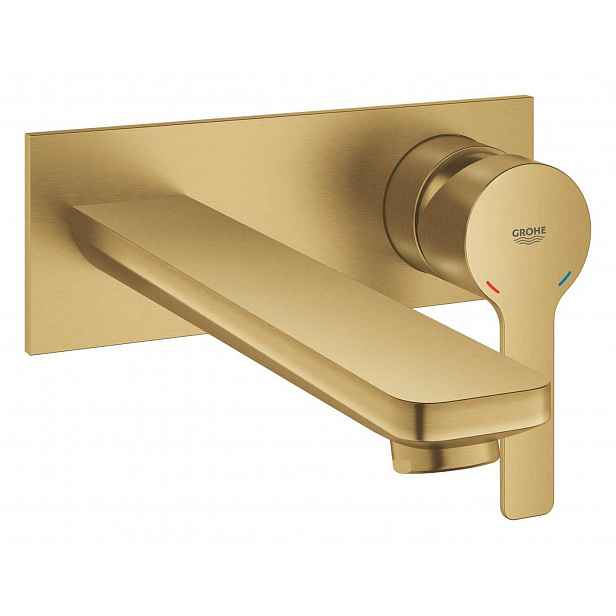 Grohe Lineare New - Umyvadlová baterie pod omítku, 2-otvorová instalace, kartáčovaný Cool Sunrise 23444GN1