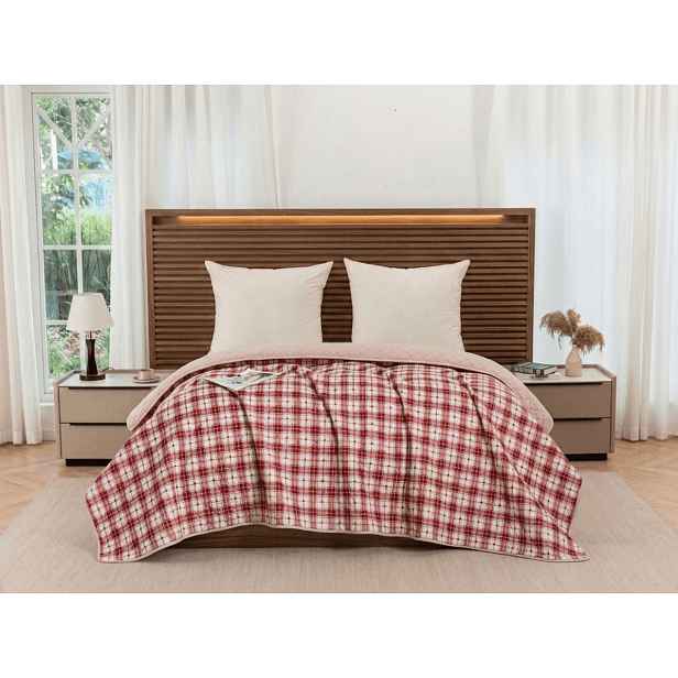 Přehoz na postel TARTAN HEART, barevný Rozměr: 220 x 240 cm