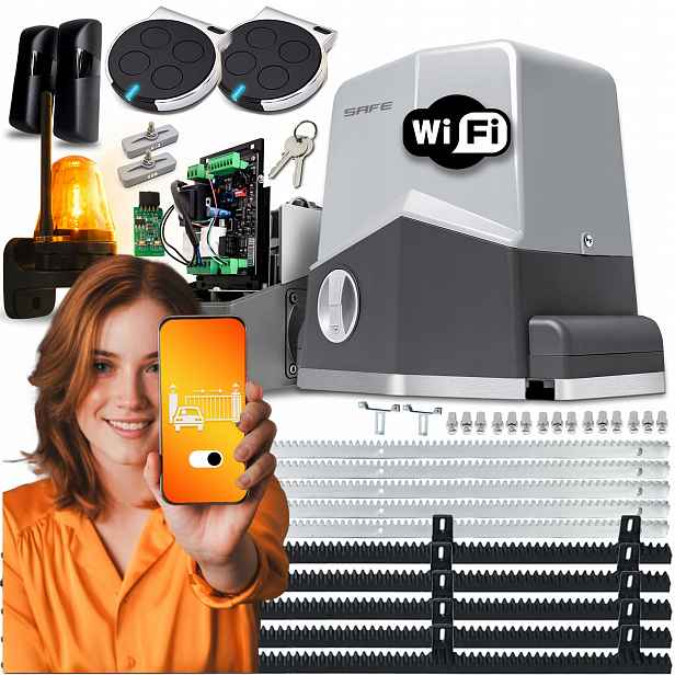 Set Pohon Pro Posuvnou Bránu lampa pohonu ovladače Wifi Tuya Automat