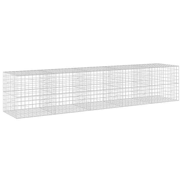 vidaXL Gabion s drátem 3,5 mm a síťkou 10x10 cm 500x100x100 cm