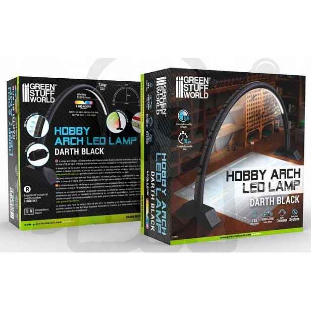Modelářská Led lampa Hobby Arch černá