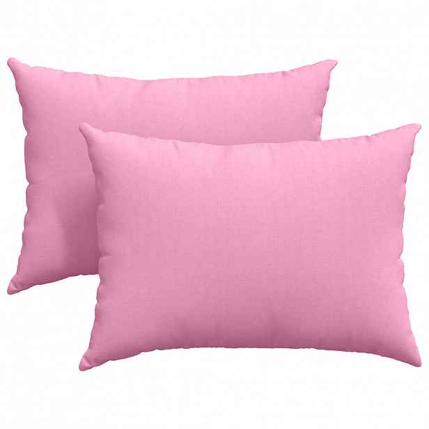 vidaXL Pohovkové polštáře 2 ks textil Růžová 70 x 50 cm