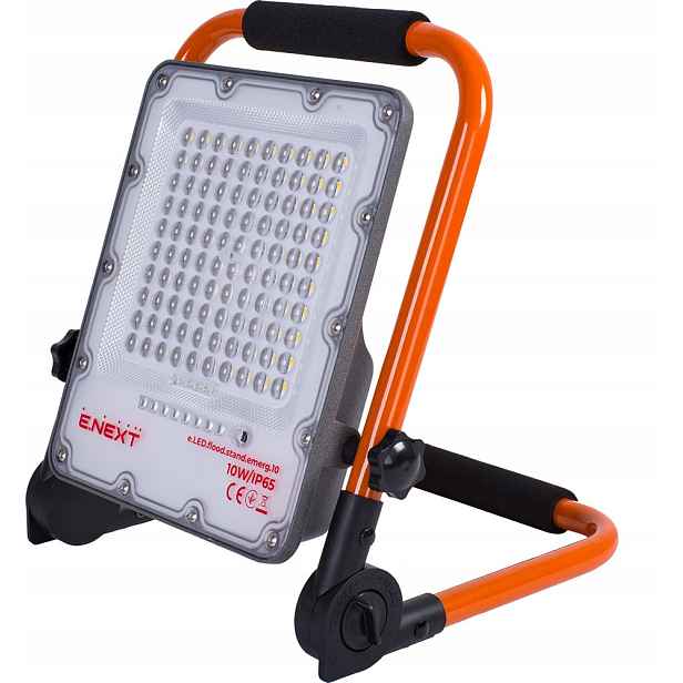 E.next Reflektorová Led lampa s akumulátorem přenosná 10W 600 lm IP65