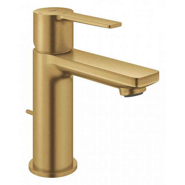 Grohe Lineare New - Umyvadlová baterie s výpustí, studený start, kartáčovaný Cool Sunrise 23790GN1