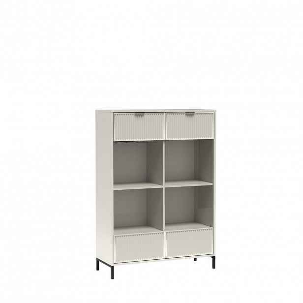 MASSENO VITRÍNA ZIGO 104,8/150/40,6 cm Kašmír