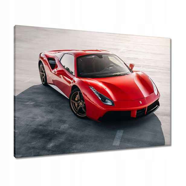 Obrazy 80x60 Červené Ferrari Střela