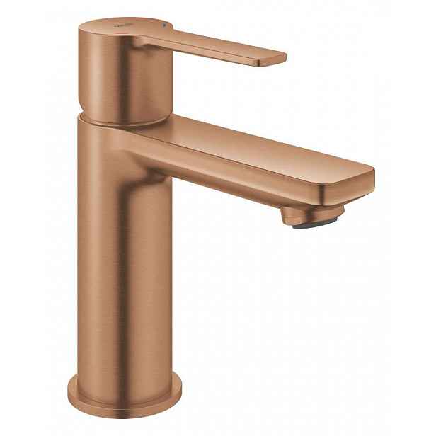 Grohe Lineare New - Umyvadlová baterie s výpustí Push-Open, kartáčovaný Warm Sunset 23791DL1