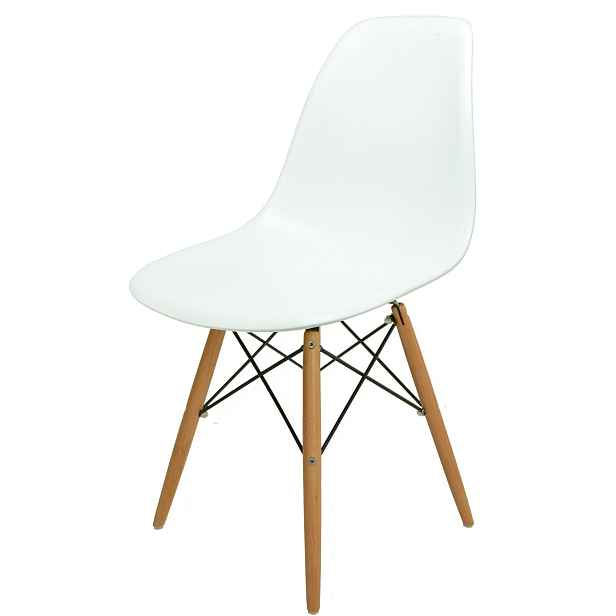 Křeslo Milano Design Dsw Dsr Bílé