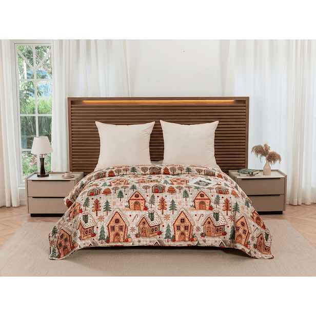 Přehoz na postel GINGER HOME, barevný Rozměr: 220 x 240 cm