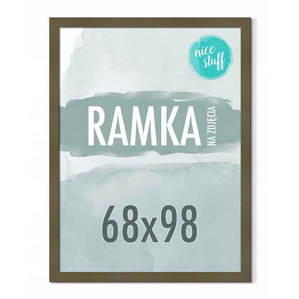 Rámeček 68x98 98x68 Rámeček Na Fotografie Plakát Fotorámečky Zelená Oliva