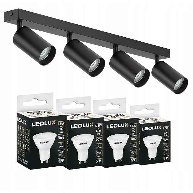 Stropní svítidlo s halogenovým svítidlem 4xGU10 6,5W