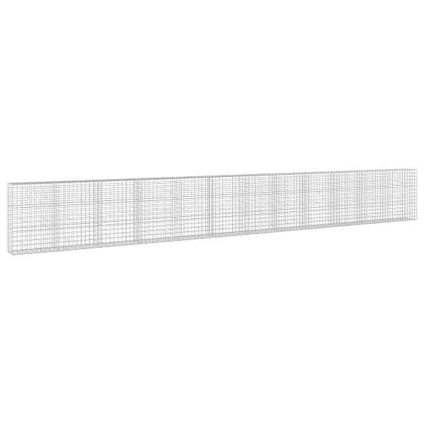vidaXL Gabion s drátem 3,5 mm a síťkou 10x10 cm 1200x50x150 cm