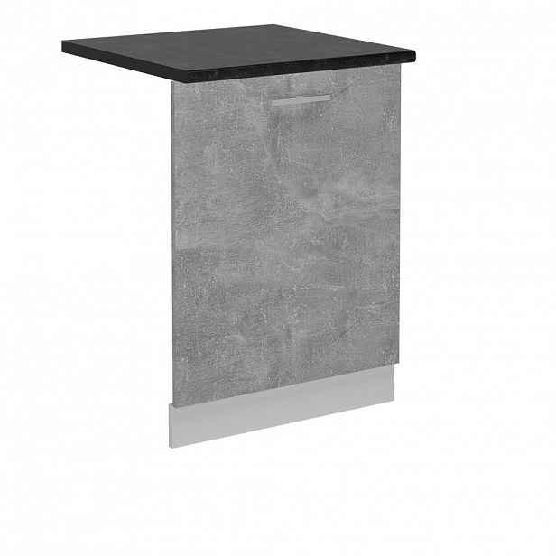 Vicco PŘEDNÍ PANEL R-Line Beton 60 cm , PD Antracit