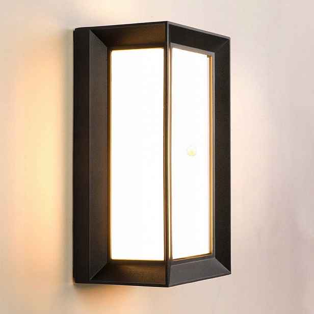 Led Venkovní Nástěnné Svítidlo Nad Vchodové Dveře 18W s pohybovým senzorem IP65