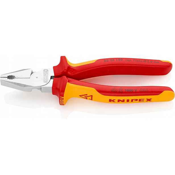 Kleště. Univerz.o zvětšit.přeložení VDE,z rukojeti.vícekomponentní 180 mm Knipex