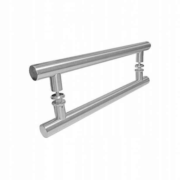 Držák Inox 32 x 350 nerezový oboustranný rovný Dveřní úchyt Gjm