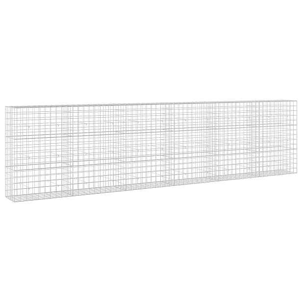 vidaXL Gabion s drátem 3,5 mm a síťkou 10x10 cm 600x50x150 cm