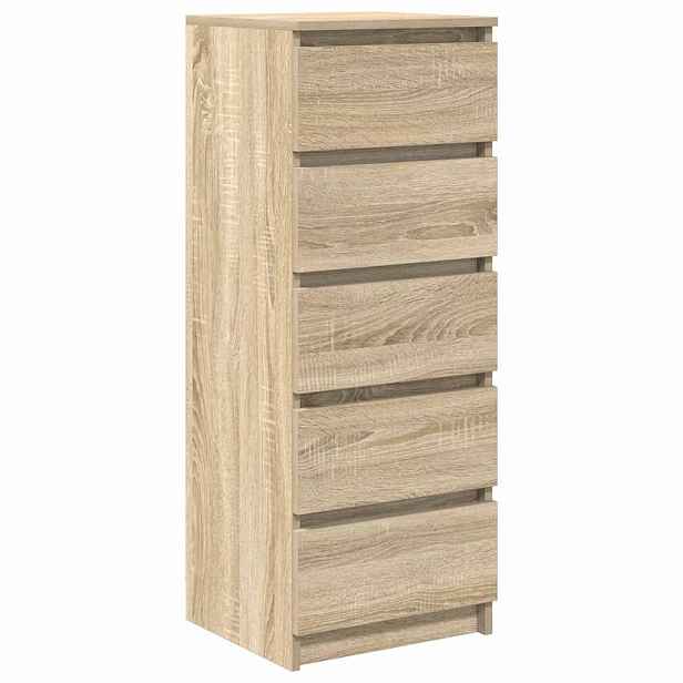 vidaXL Příborník se zásuvkami Dub Sonoma 37,5x35x99cm kompozitní dřevo