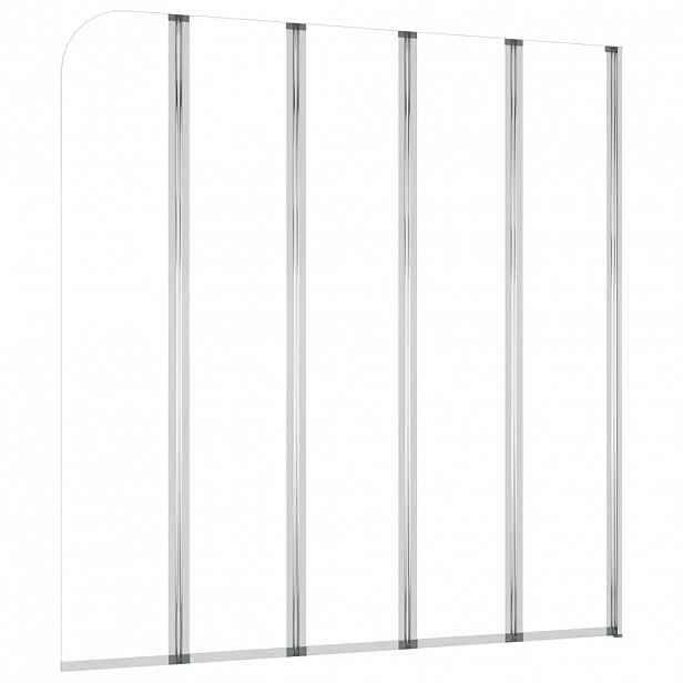 vidaXL Sprchový kout 120 x 140 cm tvrzené sklo průhledný