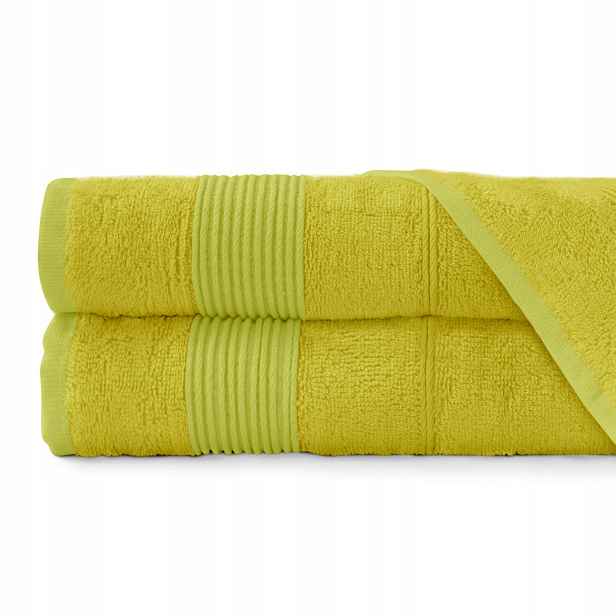 2x Bambusové ručníky 70x140 Komplet Oliva