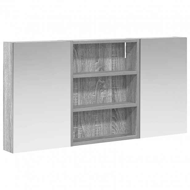 vidaXL Sada koupelnových skříněk 3 ks 100 x 10,5 x 50 cm