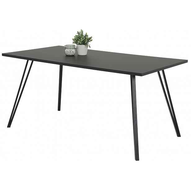 Jídelní stůl Marie 160x90 cm, matný černý