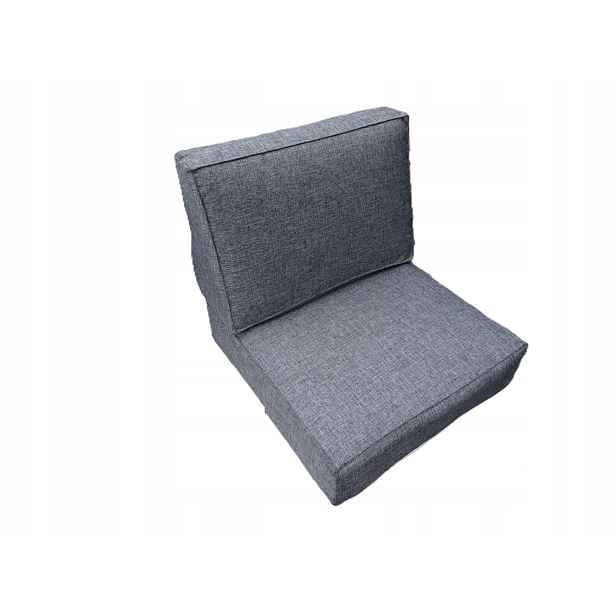 Polštáře sedák opěradlo sada 2 kusů 60 x 60 Silver 23