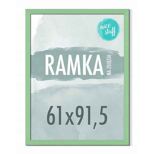Rámeček 61x91,5 Rámeček Na Fotografie 91,5x61 Rámečky na fotografii zelená mátová