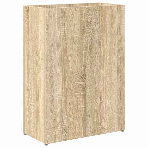 vidaXL Stojan na slunečníky s úložištěm Sonoma dub 40 x 20 x 55,5 cm