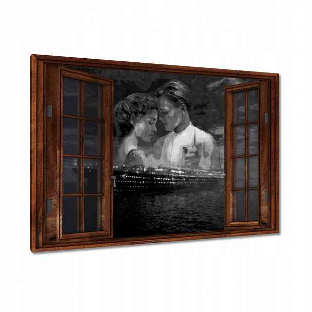 Obrazy 120x80 Titanic Černobílý