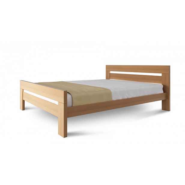 Postel z masivu NEX - buk natur 140 x 200 cm