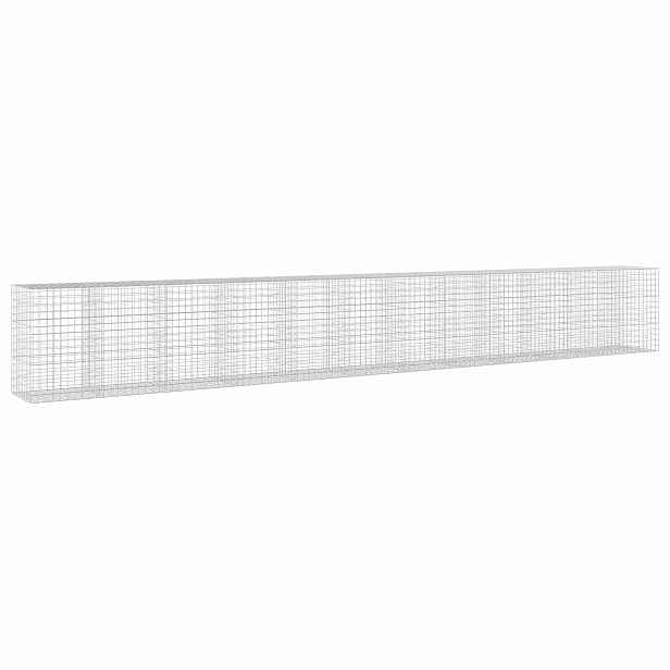 vidaXL Gabion s drátem 3,5 mm a síťkou 10x10 cm 1150x100x150 cm