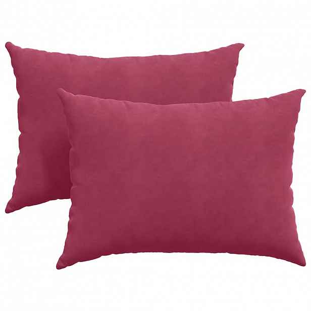 vidaXL Pohovkové polštáře 2 pcs Víno Červené 70 x 50 cm