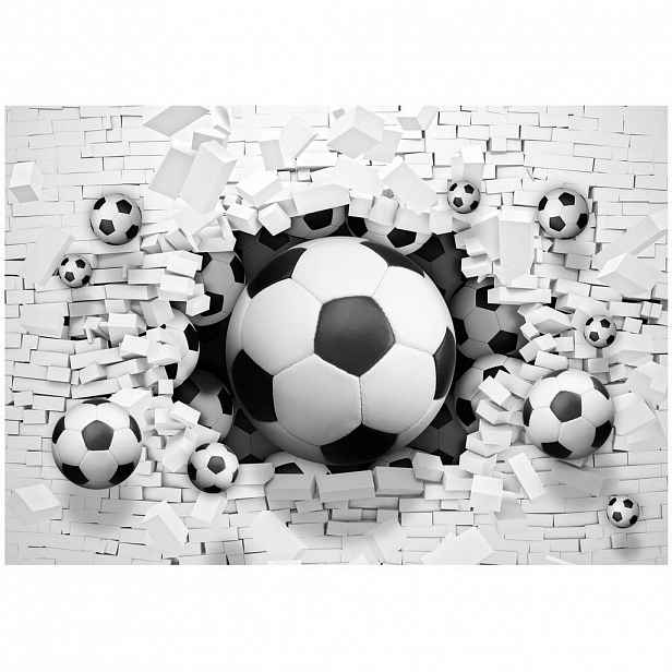 Wallarena FOTOTAPETA fotbal dětský pokoj vliesová tapeta tapeta 200x140