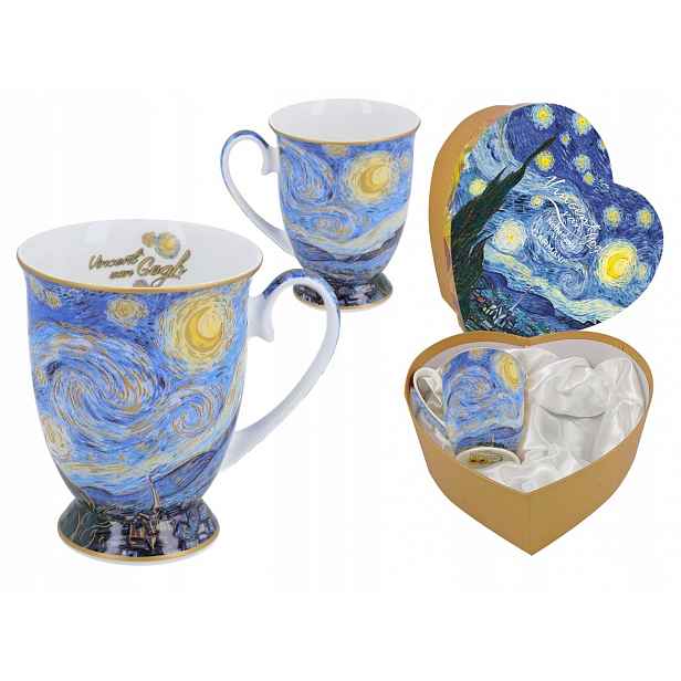 Carmani 2x hrnek na dárek van gogh hvězdy noc