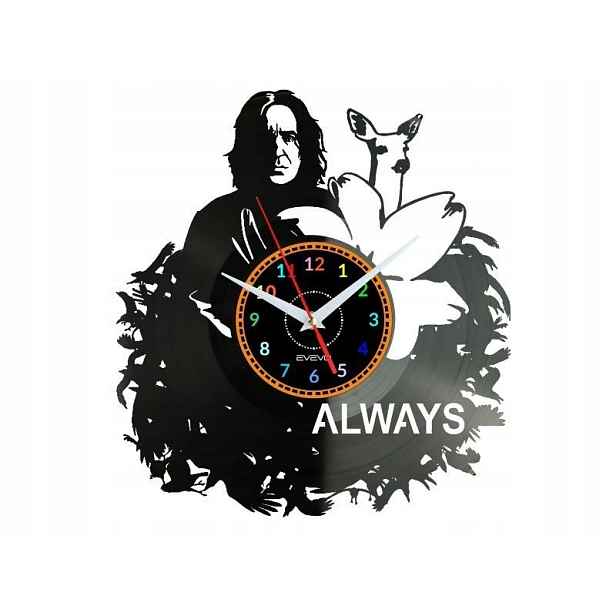 Severus Snape Nástěnné hodiny Vinylová deska Moderní dekorativní jako dárek