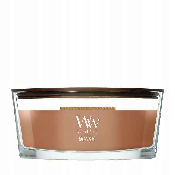 Vonná svíčka Elipsa WoodWick Radiant Amber