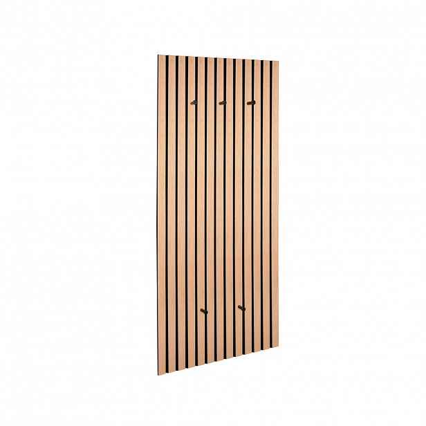 Xora ŠATNÍ PANEL, černá, dub artisan, 50/125/7 cm