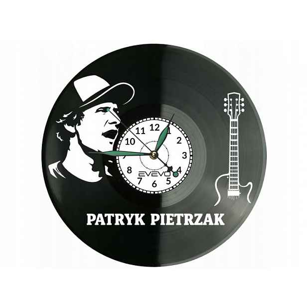 Patryk Pietrzak Vinylová deska Nástěnné hodiny Dárek Památka k narozeninám