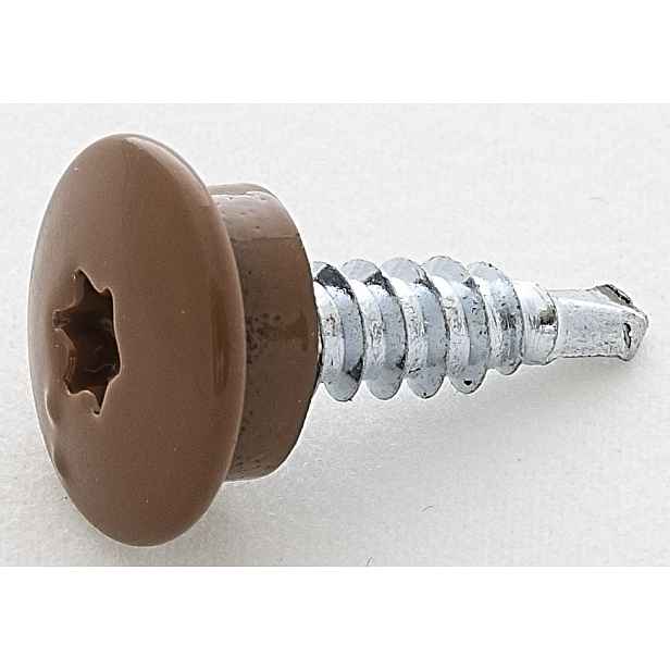 Šroub samovrt. GUNNEX UFO 1415 T25 4,8×20 mm RAL 8004 25 ks