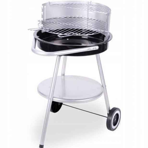Zahradní Gril Na Kolečkách Police Rošt 47 cm Uhlíkový Pro Zahradu Bbq Grill